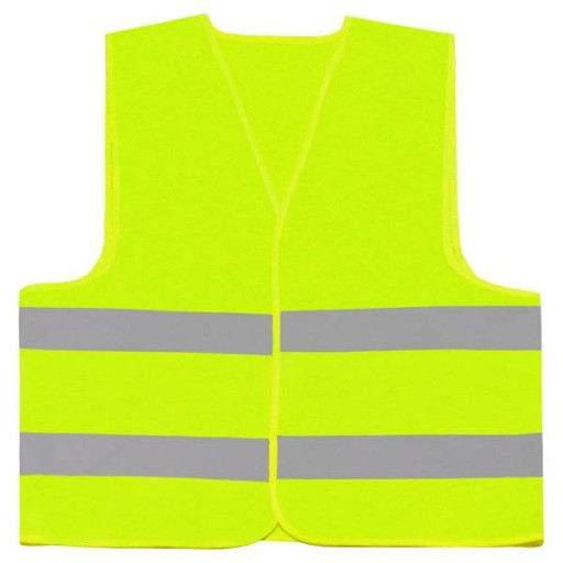 SET ŽLTÁ VESTA + TROJUHOLNÍK + MINI POISTKY