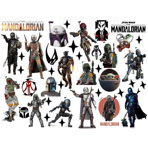 UMÝVAJÚCE TETOVANIE PRE DETI MANDALORIAN STAR WARS ORIGINÁLNE DIZAJNY