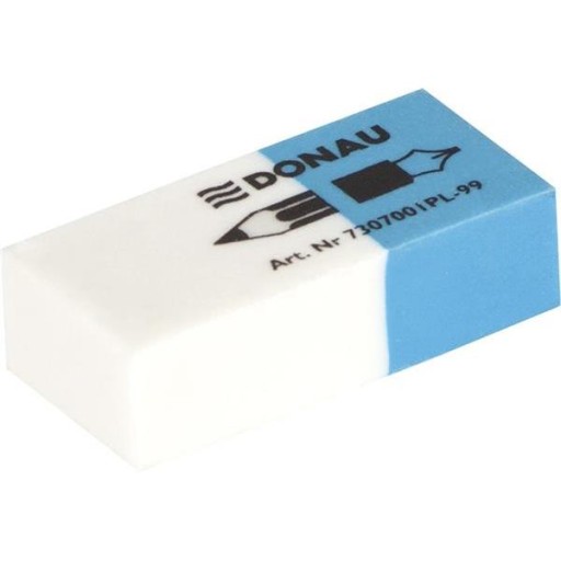 DONAU multifunkčná guma 41x18x11mm modro-biela