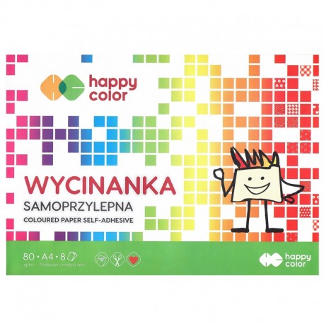 Samolepiaci vystrihovací blok A4 Happy Color A4