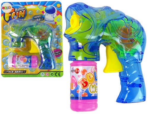 Blue Bubble Gun Machine