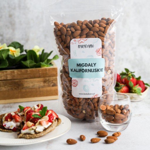 CALIFORNIA MANDLE 500g - XXL VŠETKO SKVELÁ KVALITA