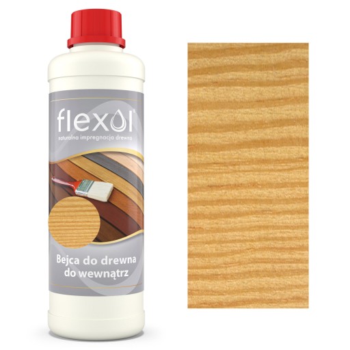 Vnútorná ŽLTÁ lazúra na drevo 0,5 L Flexol