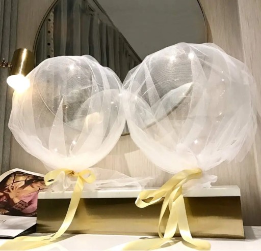 Okrúhly priehľadný balónik 10 ks priehľadná guľa Priemer 35 cm