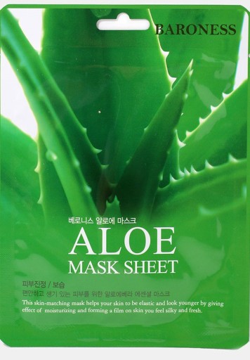 BARONESS Plechová maska s extraktom z aloe