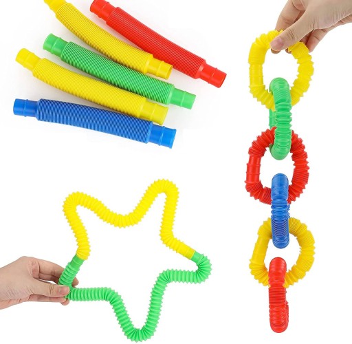 POP TUBE SENSORY TUBE SET 4 ANTISTRESOVÝCH TUBE XXL