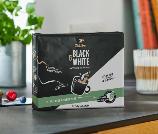 TCHIBO BLACK 'N WHITE mletá káva 500 gramov SET 2x250