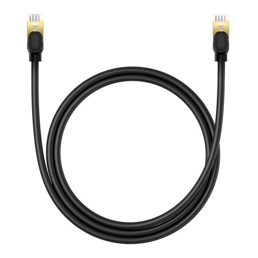 Sieťový kábel Baseus cat 8 Ethernet RJ45, 40 Gbps, 1 m (čierny)