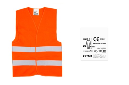 VÝSTRAŽNÁ VESTA Orange Amio