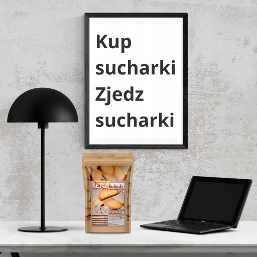 Keto Products Mini sucháre s cesnakovou príchuťou