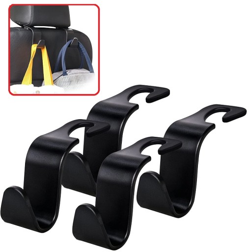 4x Hanger Hanger Držiak na opierku hlavy Nákupy pre autosedačku do auta