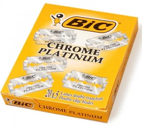 ŽITEĽKY PRE BIC, CHROM PLATINUM, 5 kusov
