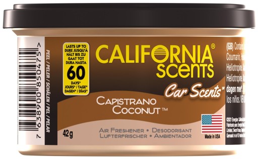 CALIFORNIA CAR SCENTS vôňa CAPISTRANO COCONUT