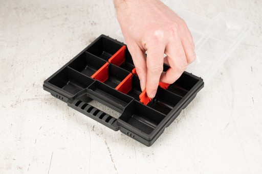 ORGANIZÁTOR NÁRADIA NASTAVITEĽNÉ PREDIEĽKY box