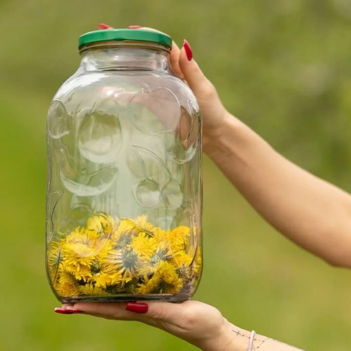 JAR SKLENENÁ JAR 5l PRÍPRAVKY LIKÉRY + viečko