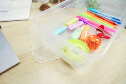 Organizér, plastová nádoba s krytom, 5-litrový box