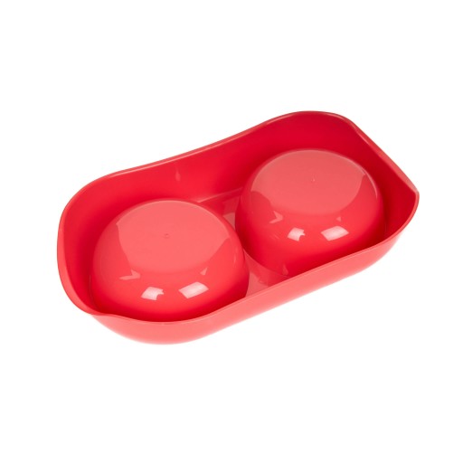 Koral dvojmiska miska pre psa 2x0,2l