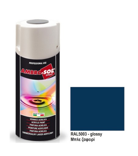 Sivý zafírový lak 400 ml, lesk RAL 5003