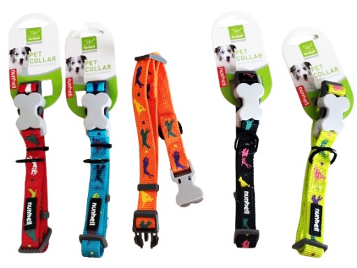 Látkový obojok pre PSA MAČKU, malý, patentný, odolný, pevný, 25-40 cm