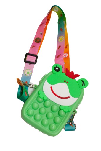 POPPIT FROG BAG FIDGET TAŠKA NA TELEFÓN 13cm E1356 EMAJ
