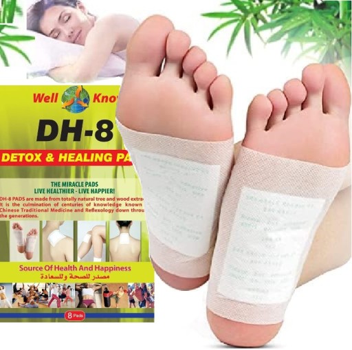 DETOXNÉ NÁPLAHY ČISTIACE TOXÍNY DH-8 PRE DETOXIKÁCIE NA NOHY PREMIUM