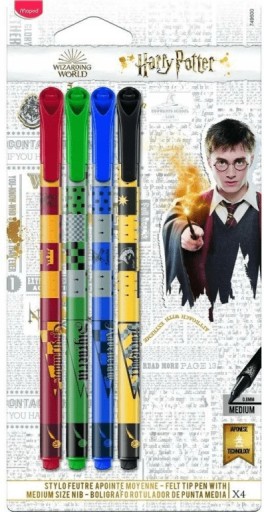 Harry Potter Mapované fixky 4 ks.
