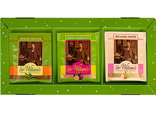 Sada zeleného čaju Sir William's Chocolate Box