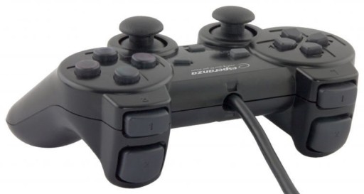 GAMEPAD KÁBLOVÁ GAMING PODLOŽKA PRE PC POČÍTAČ PS3 USB + VIBRÁCIE