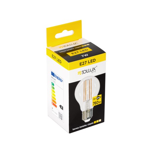 E27 LED žiarovka 3000K 7W 760lm