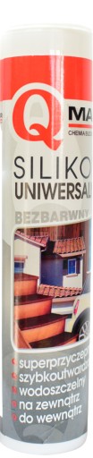 Qmar UNIVERZÁLNY silikón, bezfarebný, 300 ml