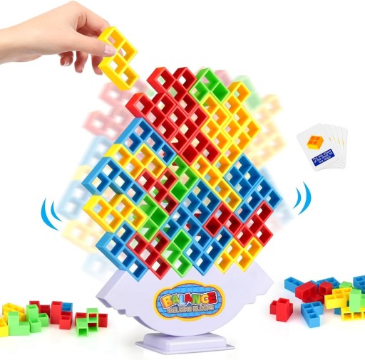Arkádová hra TETRIS puzzle vyvažovanie BLOCKS FAMILY LOGIC
