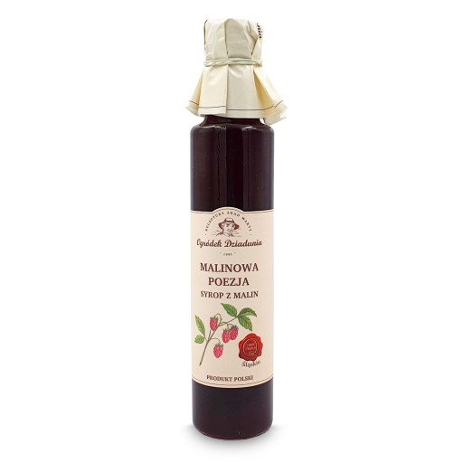 MALINOVÝ SIRUP, dedkova ZÁHRADKA, PRÍRODNÁ MALINA
