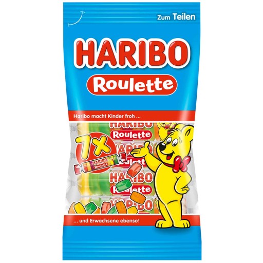 Haribo Ruleta x6 želé fazuľky 150g
