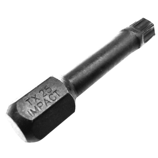 NÁRAZOVÝ BIT TX25 30mm STAR TORX TORX NÁRAZOVÝ COBIT 1ks