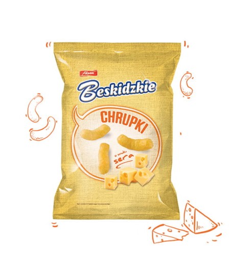 Aksam Beskidzkie Chrupki so syrovou príchuťou 85g