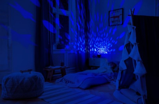 NOČNÁ LAMPA SKY STARS PROJEKTOR LAMPA PROJEKTOR ZMENA FARBY 2v1 XL