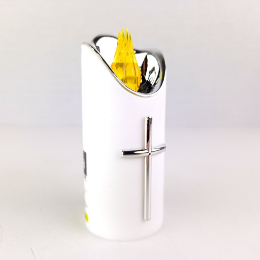 VEĽKÁ LED VLOŽKA DO SVIEČKY NA NAPÁJANIE BATÉRIOU 12,5cm PRE GRANES VLOŽKY DO SVIEČKY