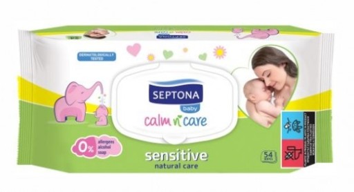 Septona Baby Sensitive vlhčené obrúsky 54 ks
