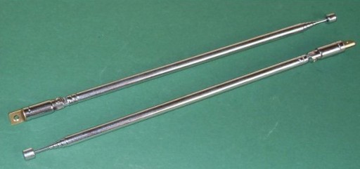 Teleskopická anténa 75 cm 6 segmentov antény (1154)