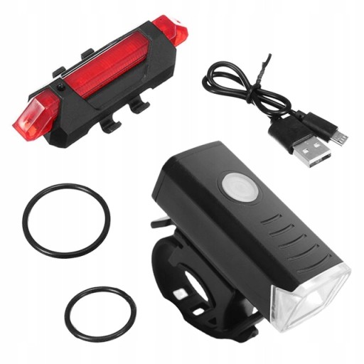 CYKLISTICKÁ LAMPA ZADNÁ PREDNÁ LED SÚPRAVA KĽÚČOVEJ USB PRÍLEŽITOSŤ DARČEK