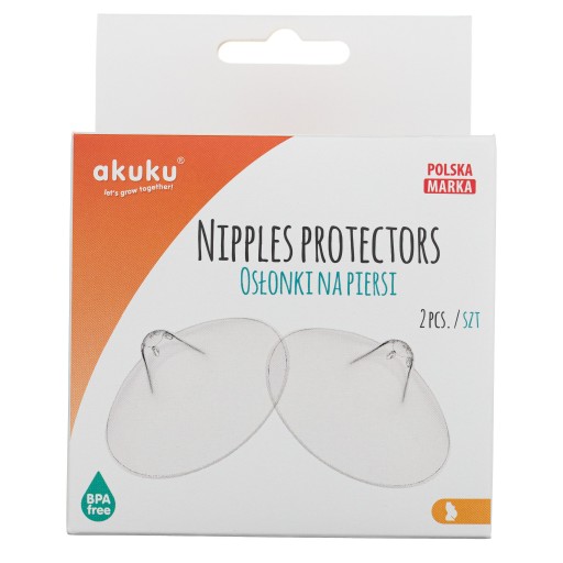 Akuku silikónové návleky na prsia a bradavky, 2 kusy