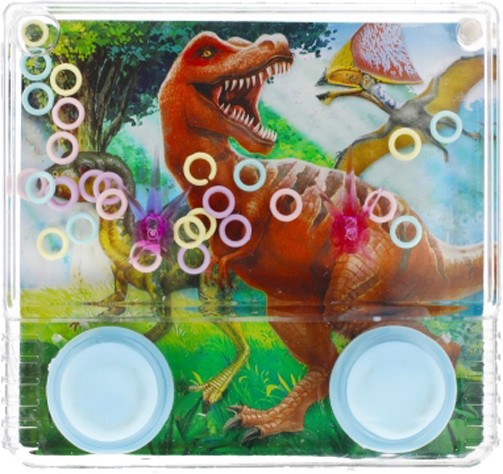 VODNÁ ARKÁDOVÁ HERNÁ KONZOLA PRSTENY DINOSAURS