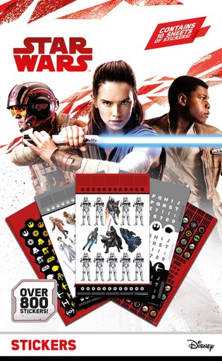 Star Wars samolepky Star Wars sada 800 ks