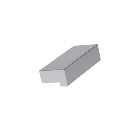 Moderná nábytková úchytka na kuchynský nábytok L-50 chróm 32mm + skrutky