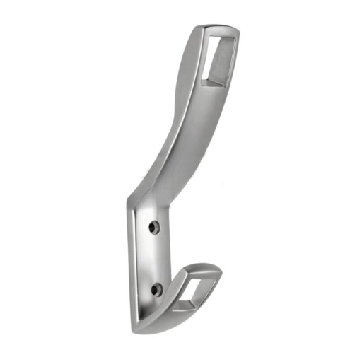 KOVOVÝ HÁČIK NA OBLEČENIE HÁČIK NA NÁSTENNÉ OKNO 15 CM AMIX CHROM.