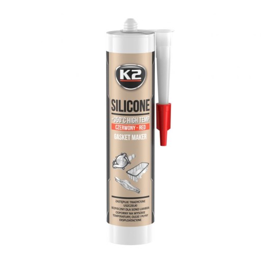 K2 VYSOKOTEPLOTNÝ SILIKÓN ČERVENÝ 350°C 300G