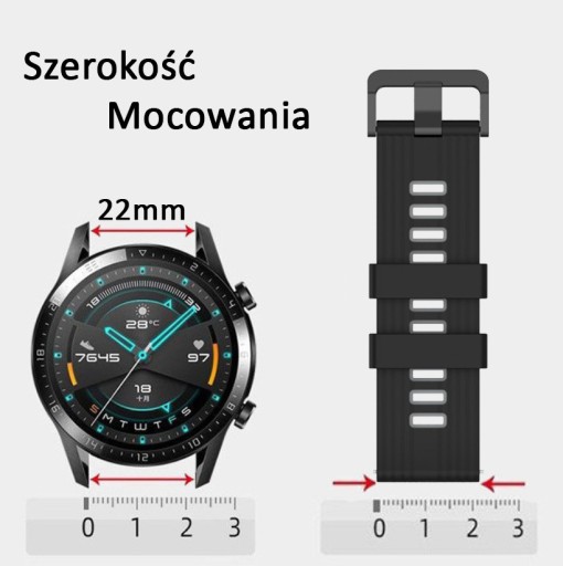 REMÍNOK 22mm UNIVERZÁLNY pre SMARTWATCH SAMSUNG HUAWEI XIAOMI