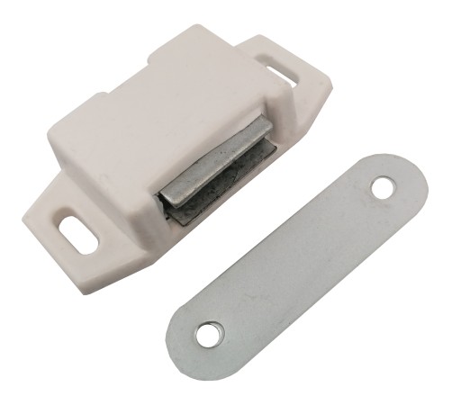 MAGNETICKÝ ZÁMEK NÁBYTKOVÁ ZÁPADKA BIELY MAGNET