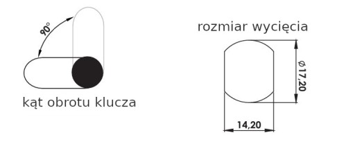 Štvrťotáčkový zámok s chrómovanou motýľovou rukoväťou 13,5 mm
