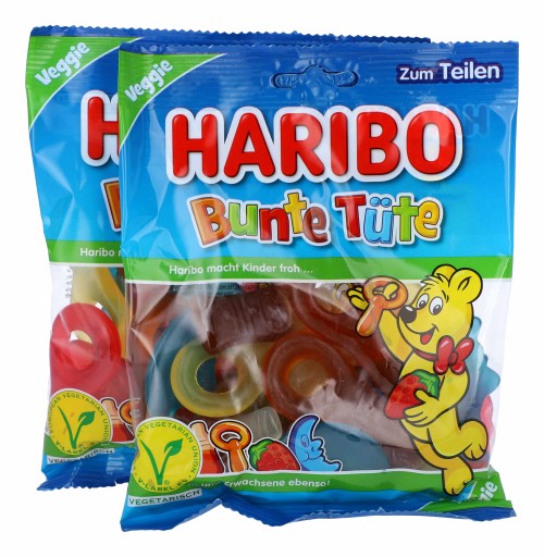 HARIBO ovocné želé Mixy Bunte Tute 175g DE
